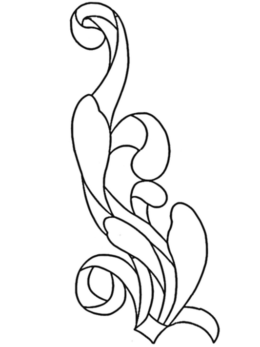 10-1/4" x 24-5/8" Right Bevel Cluster