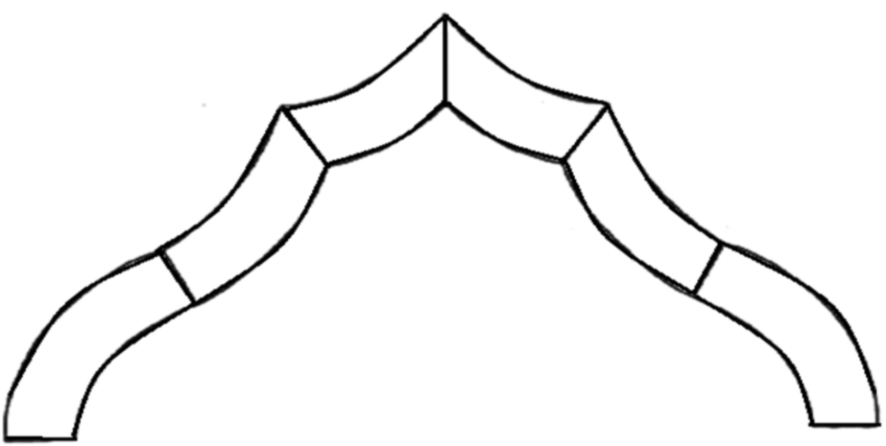 20" x 10" Bevel Cluster