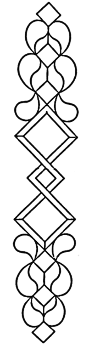 7-3/4'' x 42" Bevel Cluster