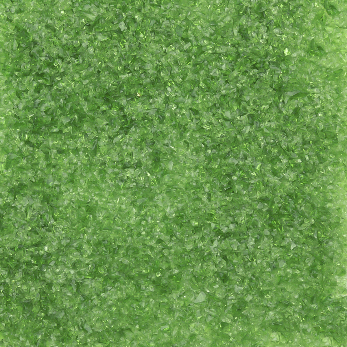 Light Green Transparent Medium Glass Frit, 4 lb.