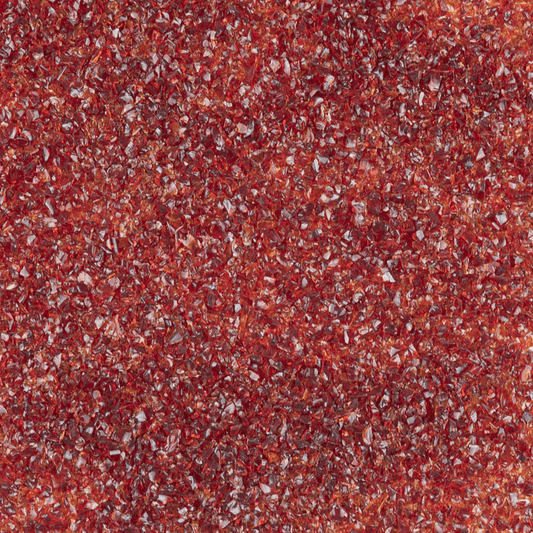 Cherry Red Transparent Medium Glass Frit, 4 lbs.