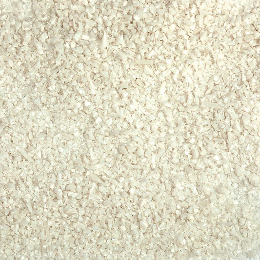 Vanilla Cream Opal Medium Glass Frit, 4 lb.