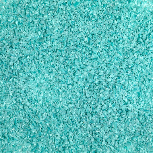 Turquoise Green Opal Medium Glass Frit, 4 lb.