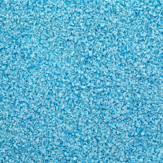 Turquoise Blue Opal Medium Glass Frit, 4 lb.