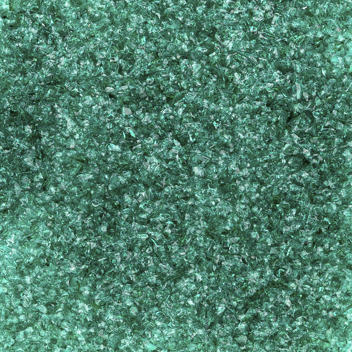 Teal Green Transparent Medium Glass Frit, 4 lbs.