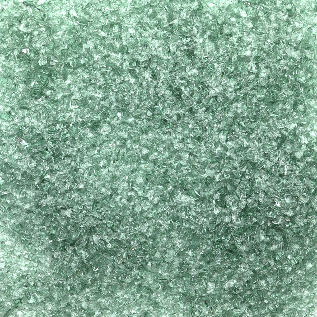 Sea Green Transparent Medium Glass Frit, 8.5 oz