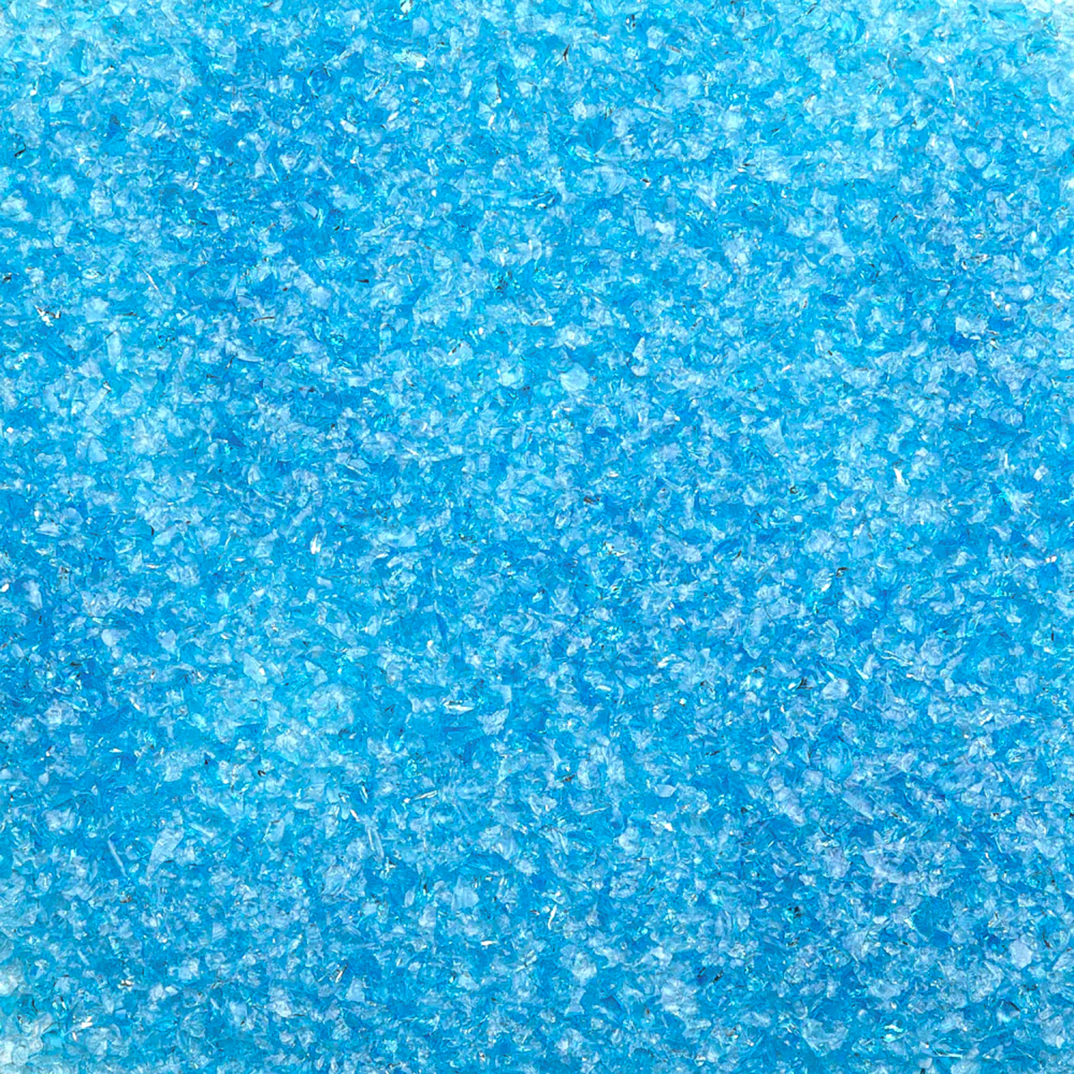 Sky Blue Transparent Medium Glass Frit, 4 lb.