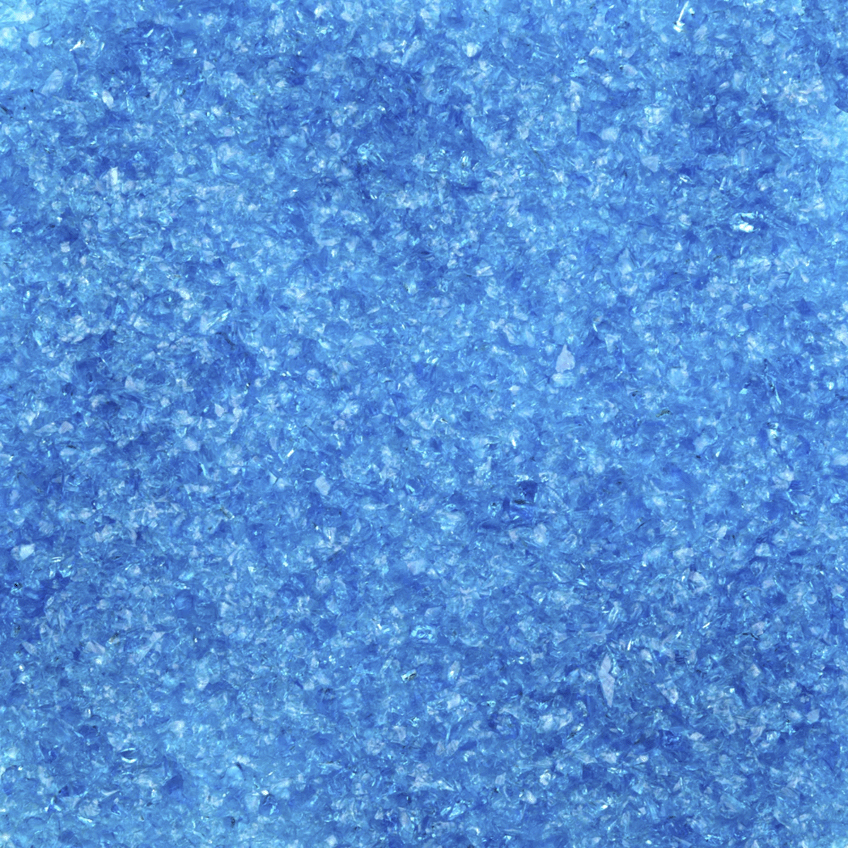 Blue Topaz Transparent Medium Glass Frit, 4 lb