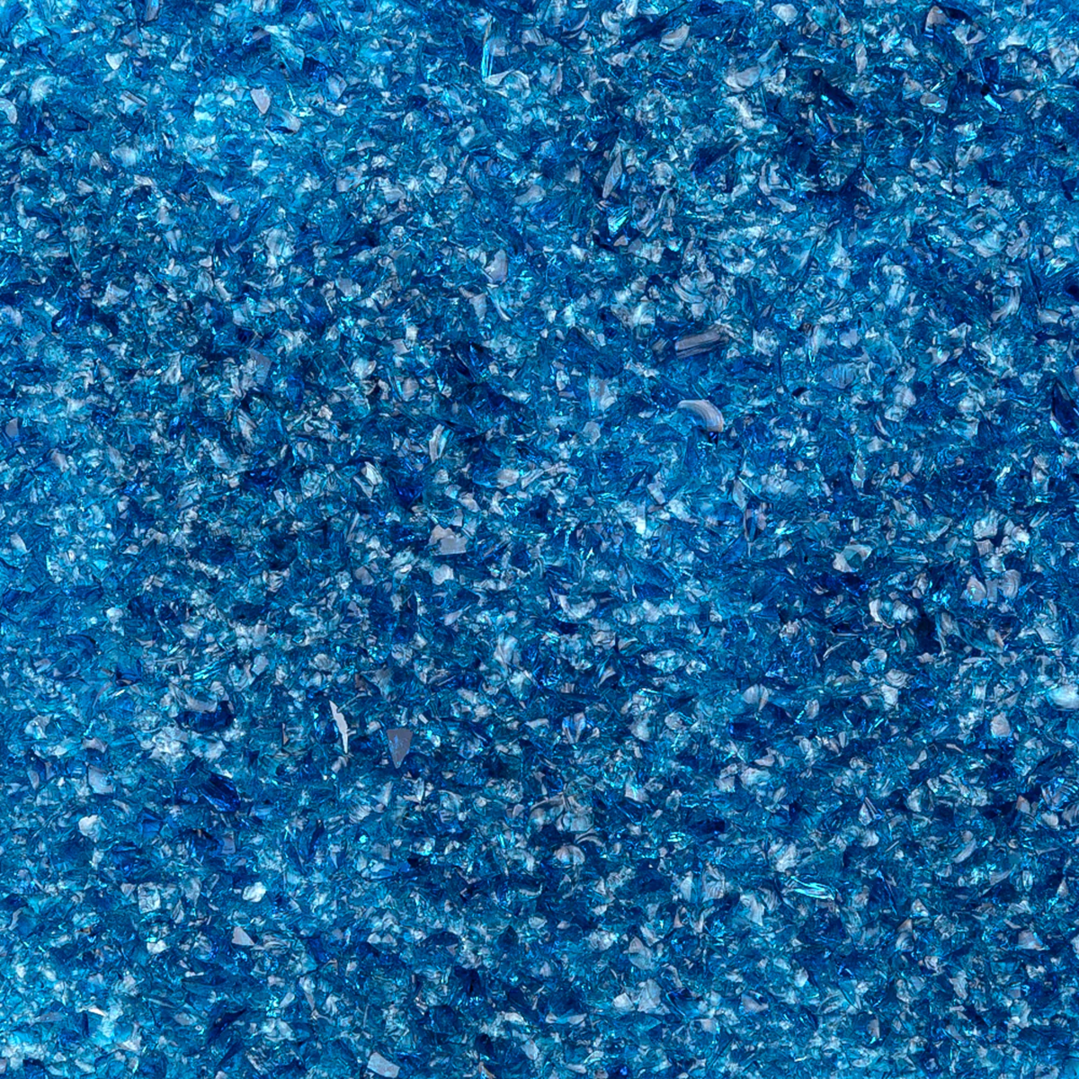 Deep Aqua Transparent Medium Glass Frit, 8.5 oz