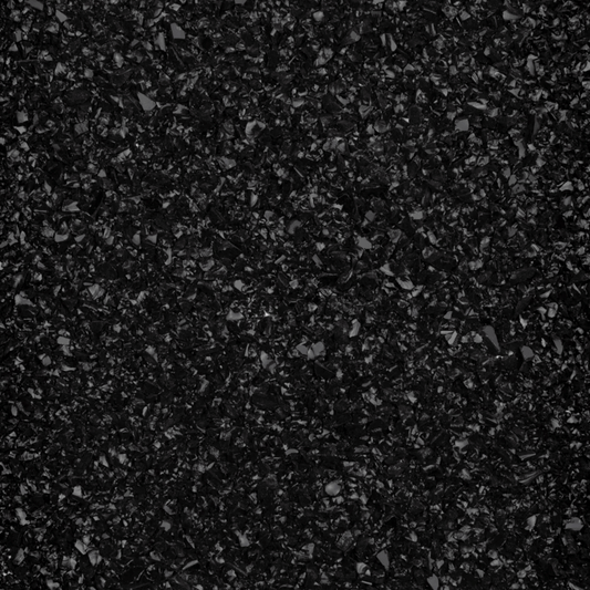 Black Medium Glass Frit, 8.5 oz