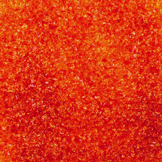 Rust Transparent Medium Glass Frit, 8.5 oz.