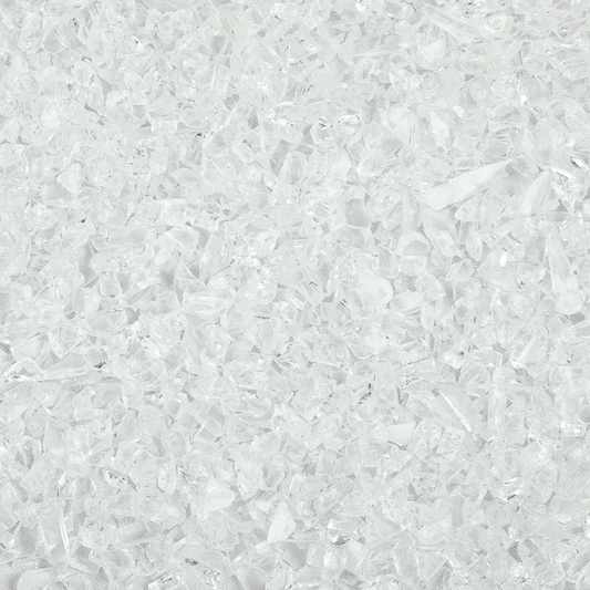 Clear Coarse Glass Frit, 4 lb