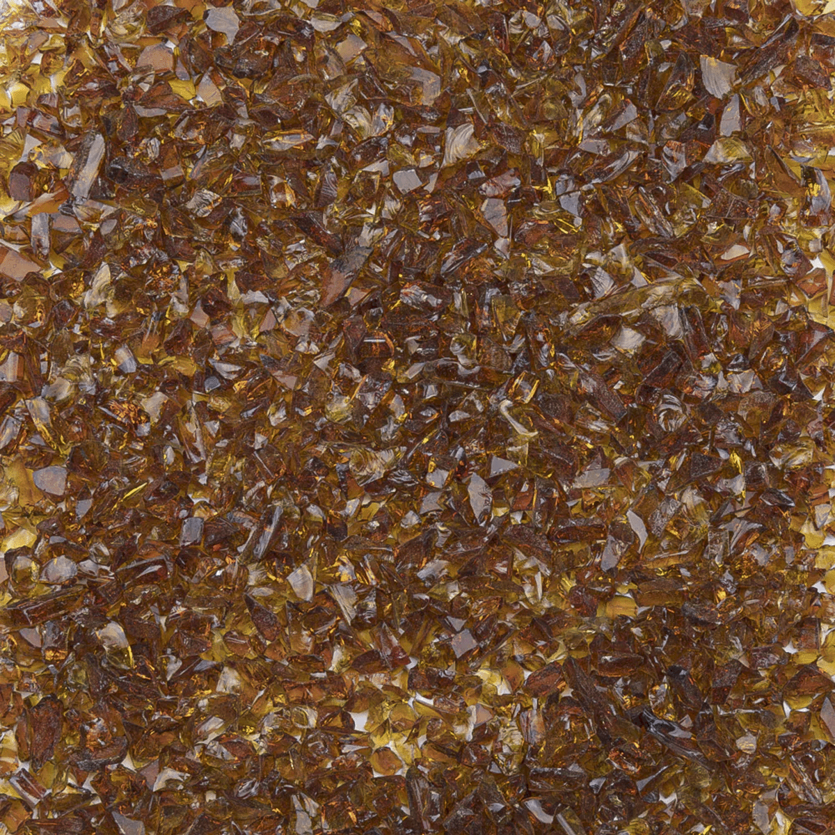 Medium Amber Transparent Coarse Glass Frit, 8.5 oz