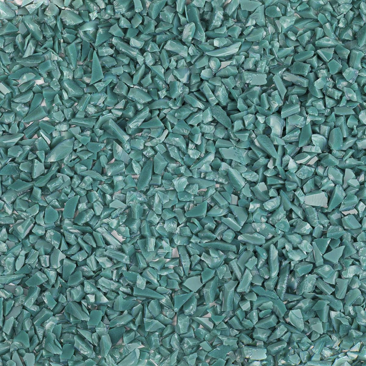 Peacock Green Opal Coarse Glass Frit, 8.5 oz