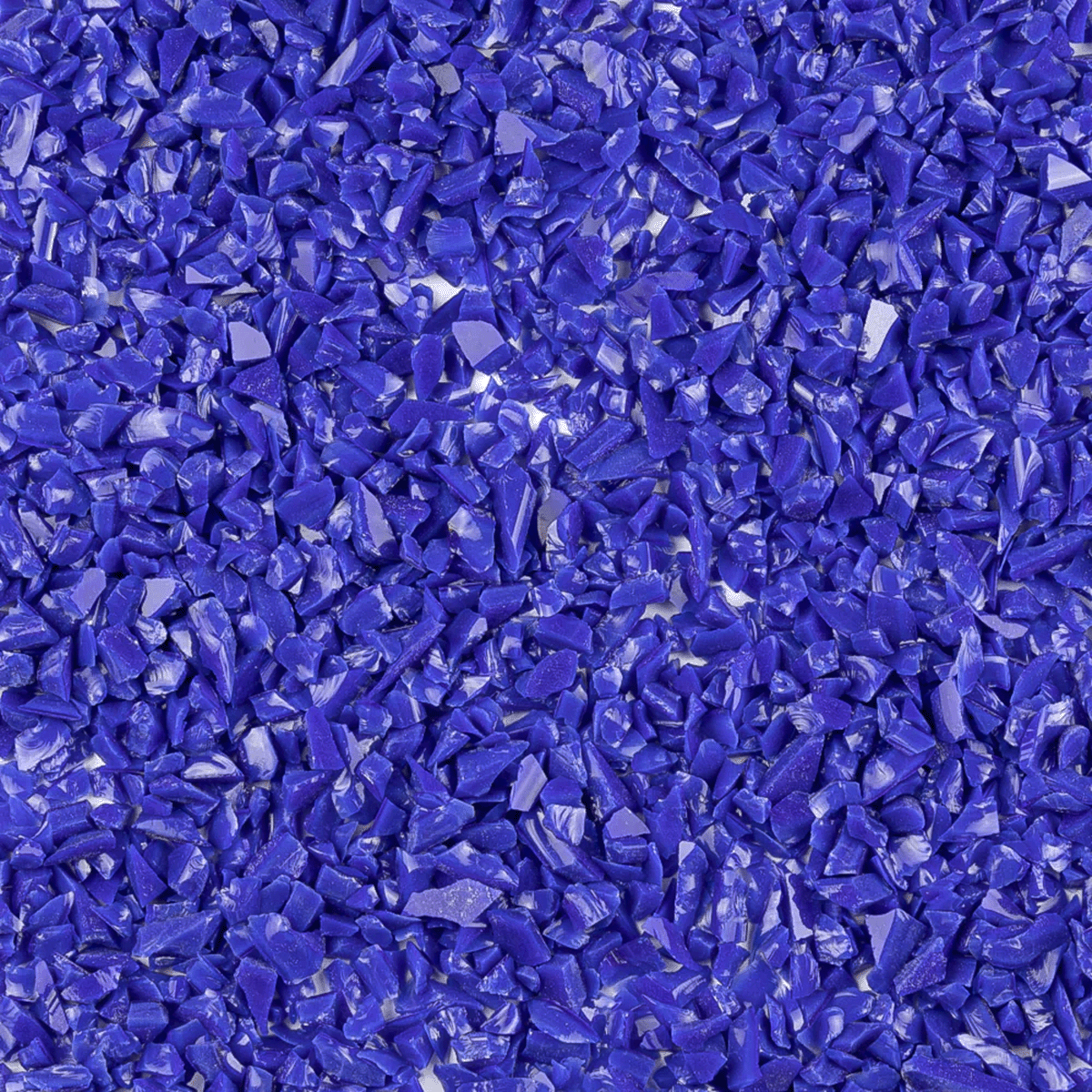 Dark Blue Opal Coarse Glass Frit, 8.5 oz