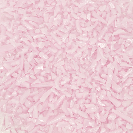 Pink Opal Coarse Glass Frit, 8.5 oz