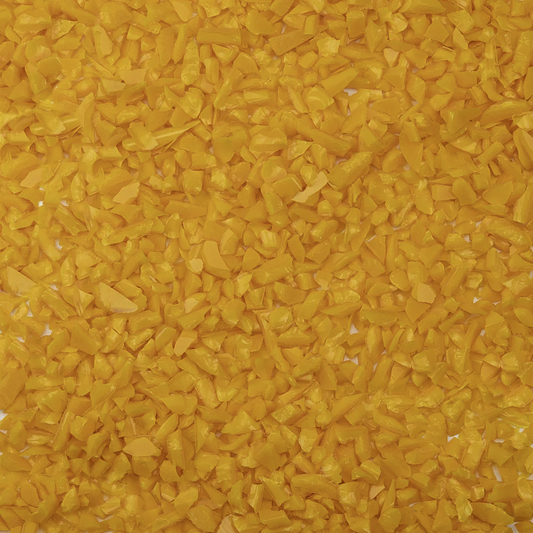 Marigold Opal Coarse Glass Frit, 8.5 oz