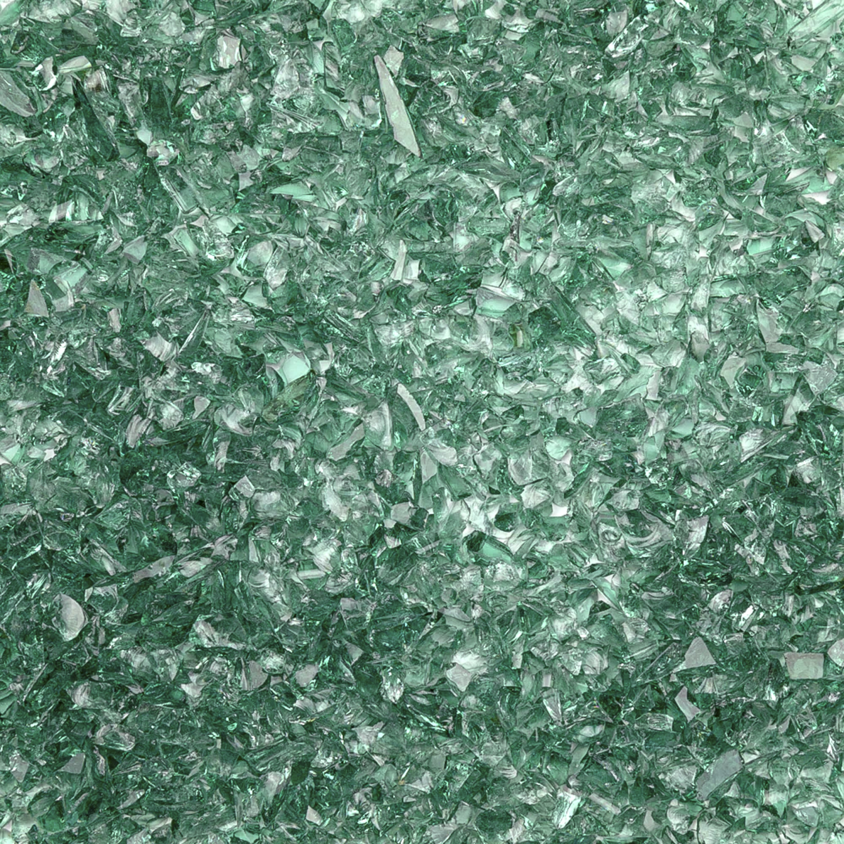 Sea Green Transparent Coarse Glass Frit, 8.5 oz