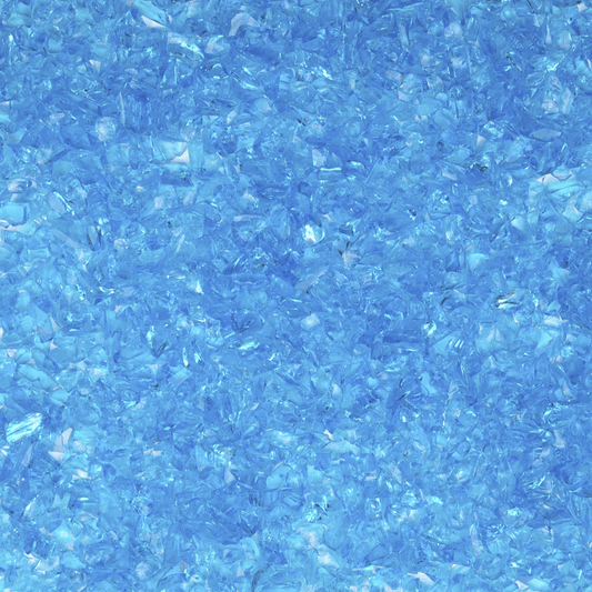 Sky BlueTransparent Coarse Glass Frit, 4 lb.