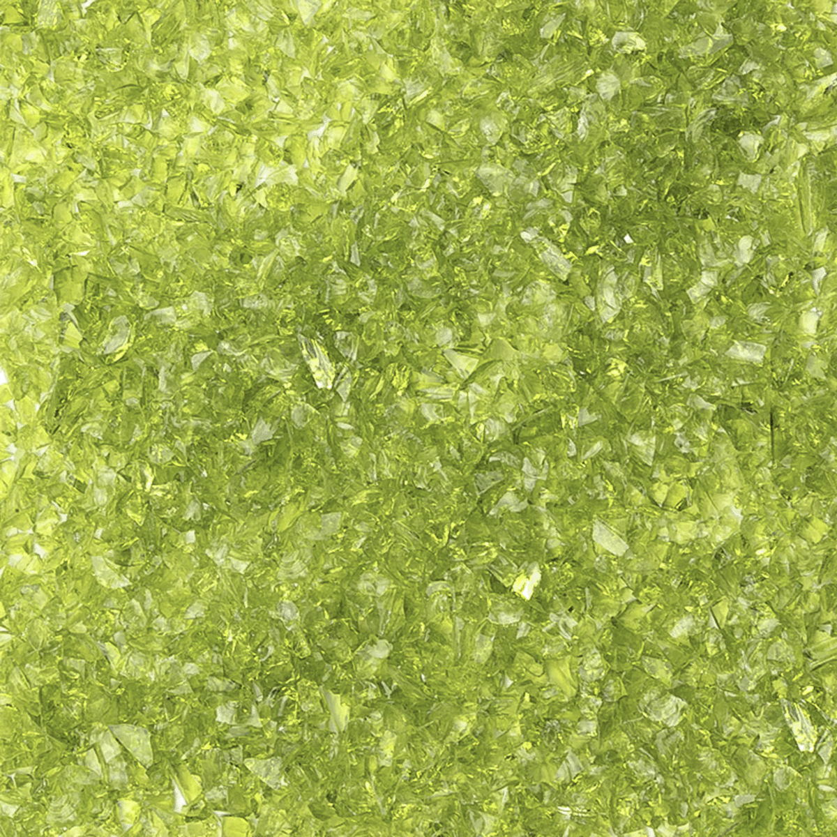 Lime Transparent Coarse Glass Frit, 4 lb.