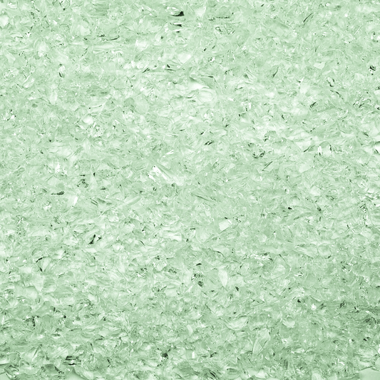Ming Green Transparent Coarse Glass Frit, 8..5 oz