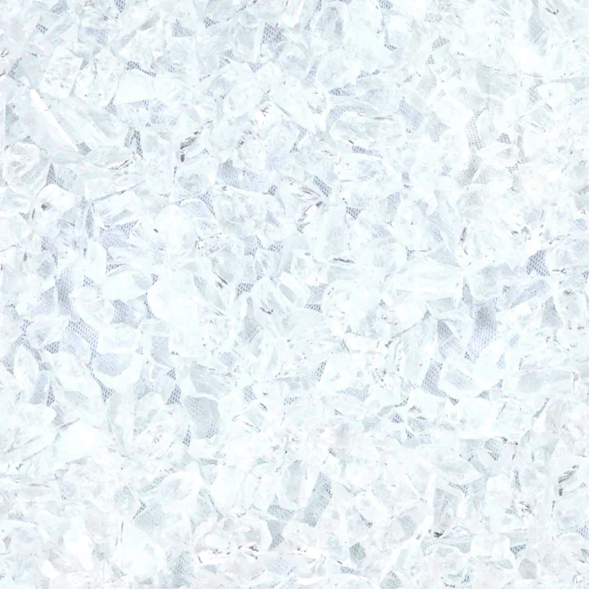 Clear Icicle Mosaic Frit, 8.5 oz.