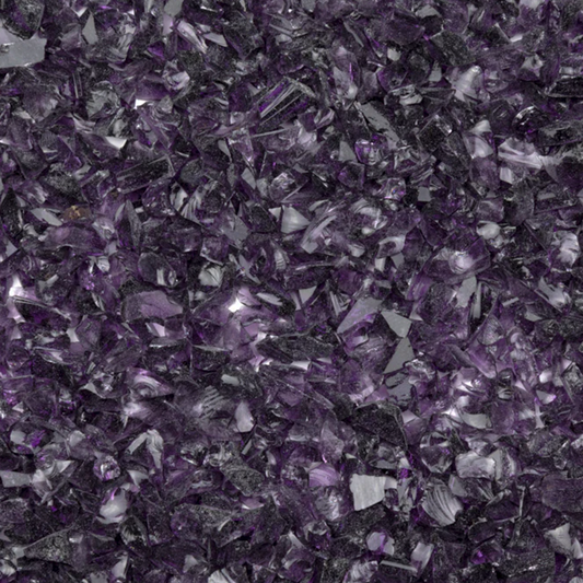 Grape Transparent Mosaic Glass Frit, 8.5 oz