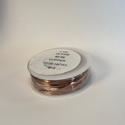 18 GAUGE BARE COPPER WIRE 4oz