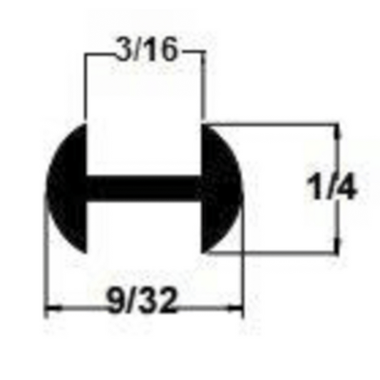 PREMIER LEAD 1/4" (3/16''CHNL)  ROUND H