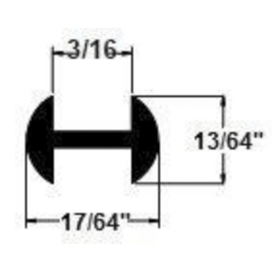 PREMIER LEAD 13/16" (3/16''CHNL) ROUND H
