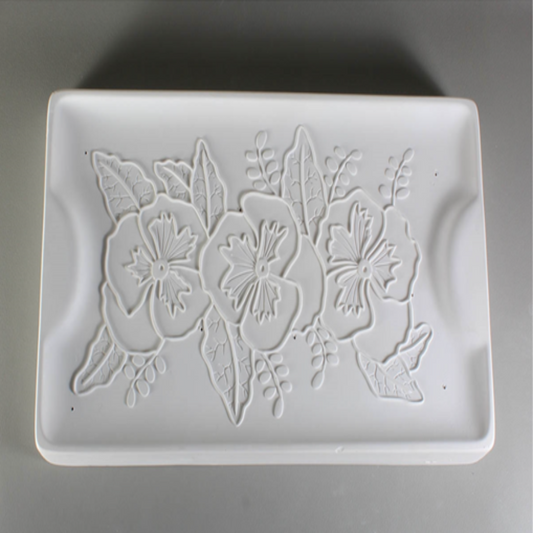 RECTANGLE PANSY "ONE AND DONE" TRAY