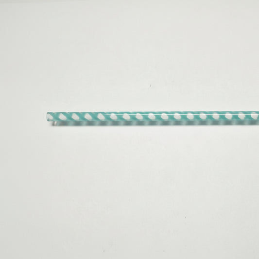 TWISTED CANE-TURQUOISE CLEAR 90 COE