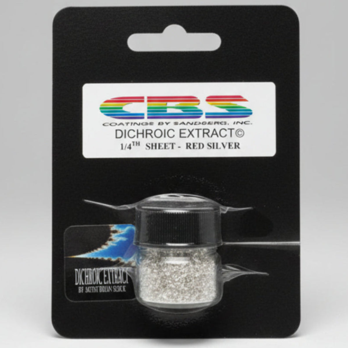 Dichroic Extract 1/4 Sheet-Red Silver