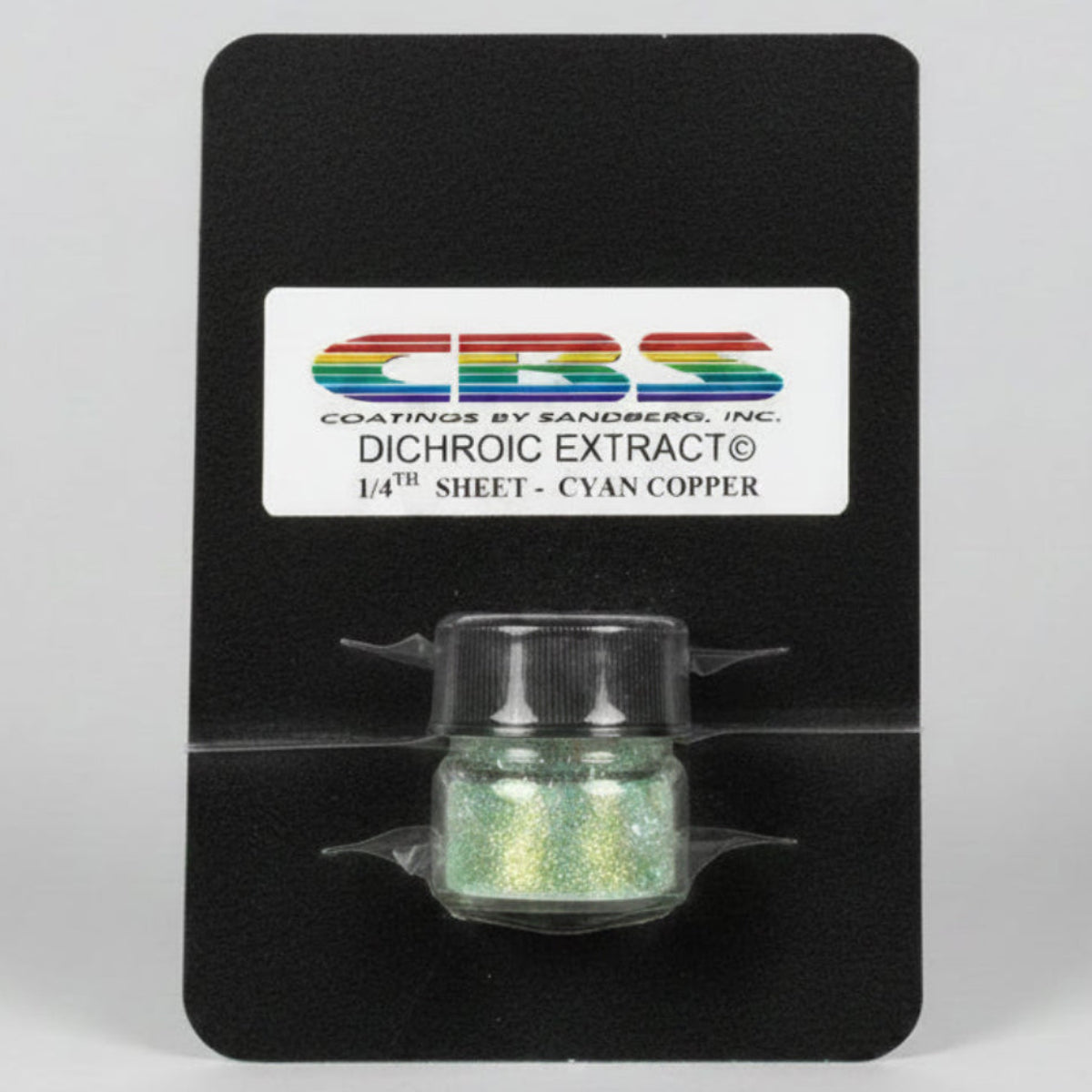 Dichroic Extract 1/4 Sheet- Cyan Copper
