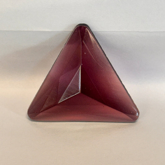 39 MM TRIANGLE FACETED AMETHYST