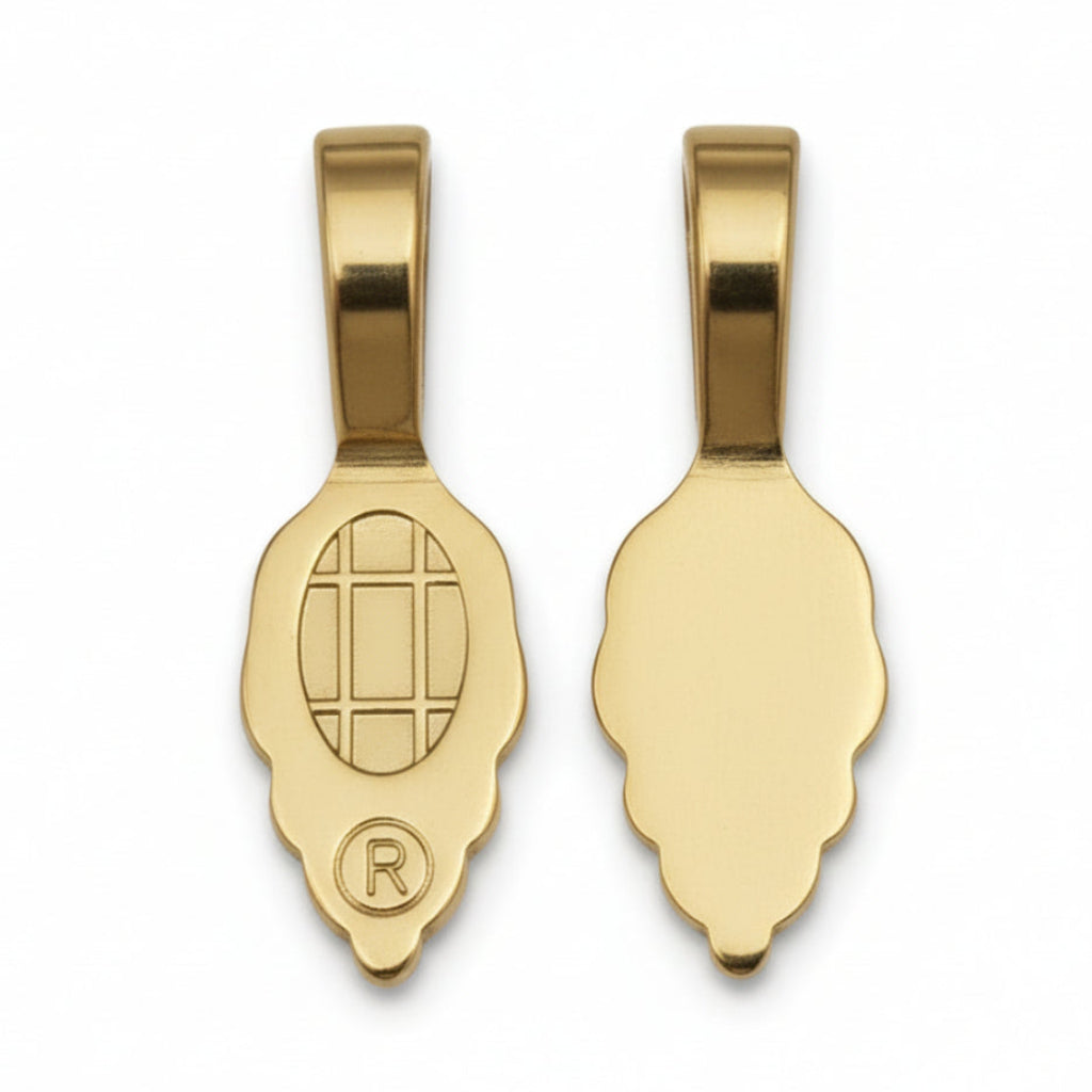 Aanraku® 18K Gold Plated Jewerly Bails - Medium