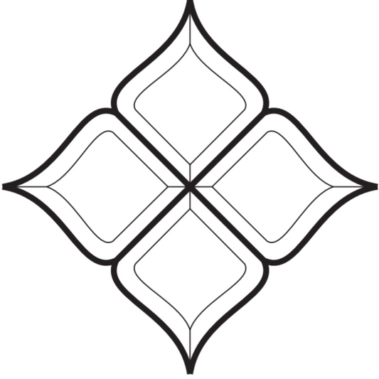 7-5/8'' x 7-5/8'' Bevel Cluster