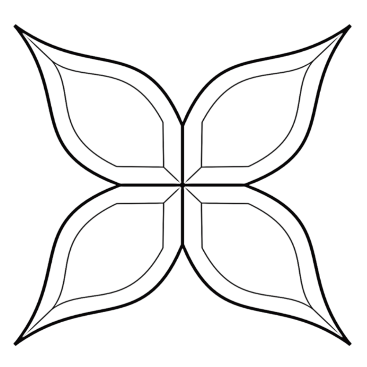 13'' x 13'' Bevel Cluster