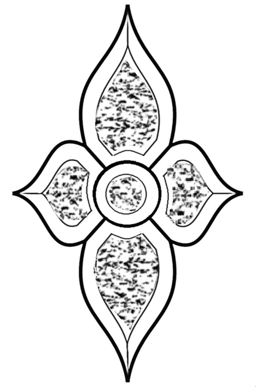 7-5/8'' x 13''Glue Chip Bevel Cluster