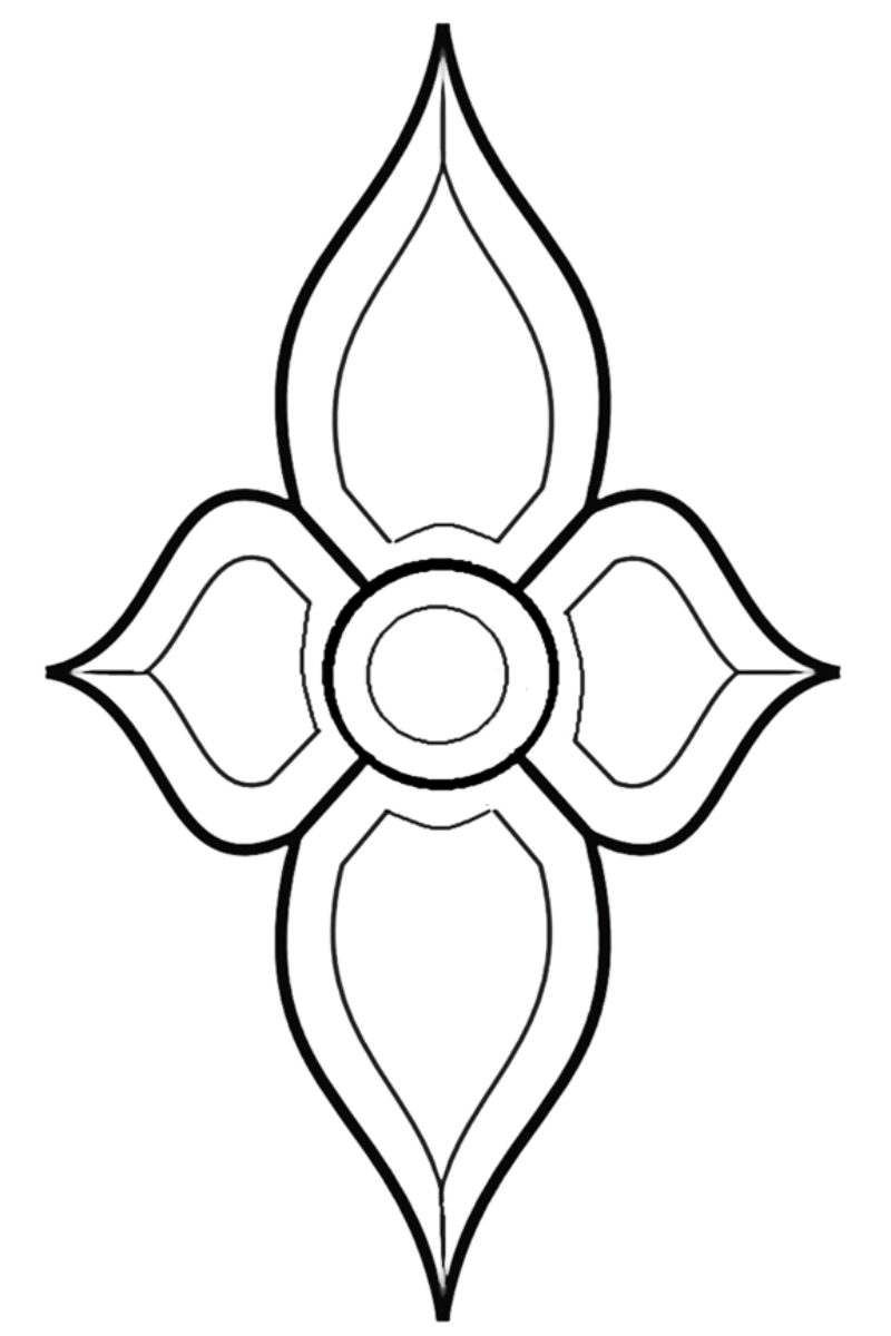 7-5/8'' x 13'' Bevel Cluster