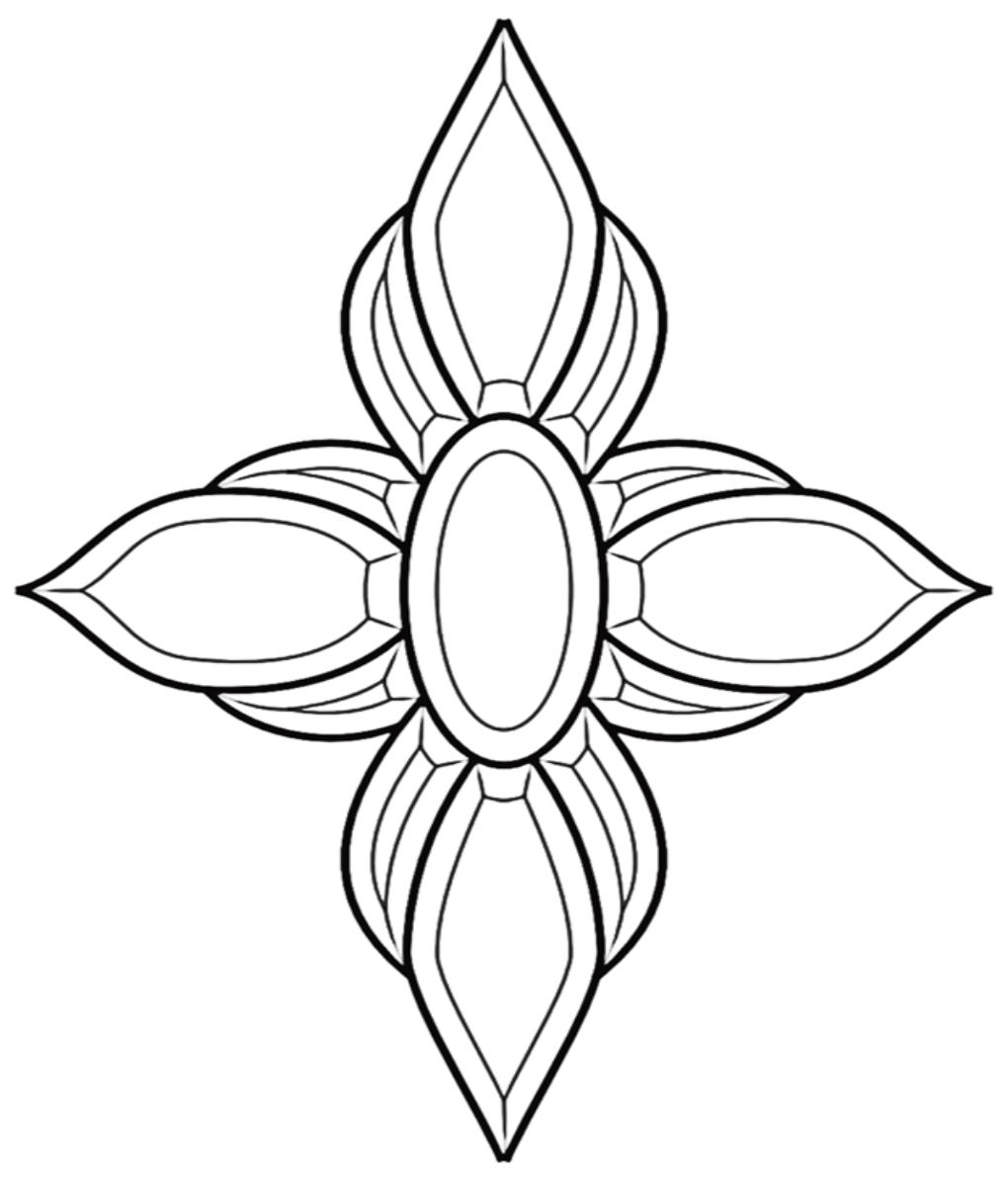 13-3/4'' x 18-3/4'' Bevel Cluster