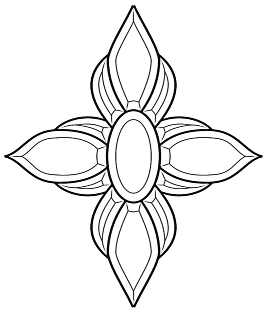 13-3/4'' x 18-3/4'' Bevel Cluster