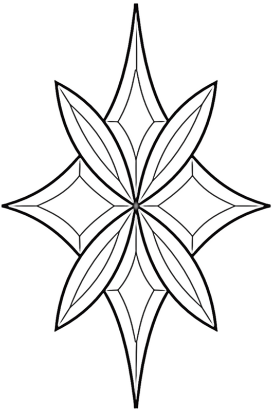 11-3/4'' x 18-1/2'' Bevel Cluster