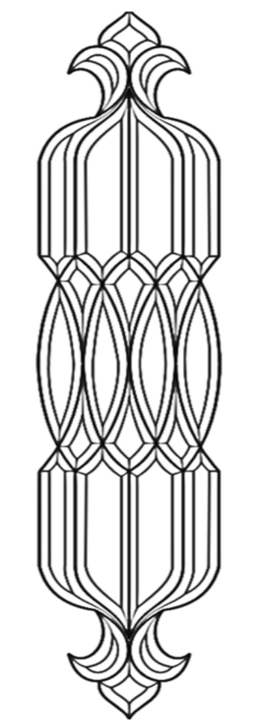 11'' x 55-7/8'' Bevel Cluster