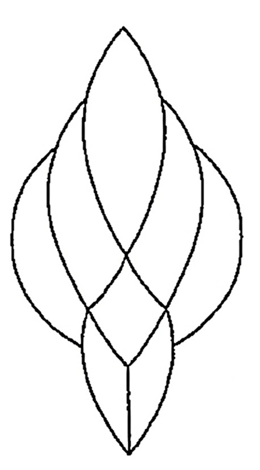 8-1/2'' x 16'' Bevel Cluster