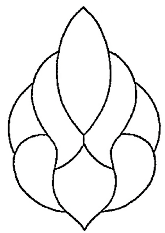 8-1/8'' x 8-1/2'' Bevel Cluster