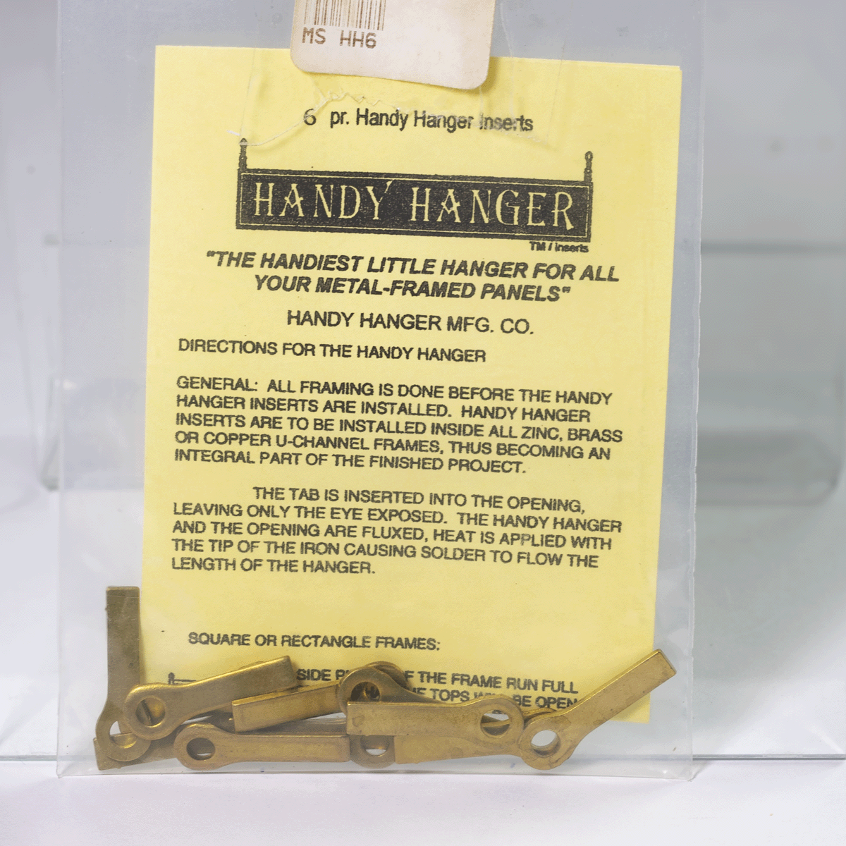 HANDY HANGERS INSERTS - 6 PAIRS