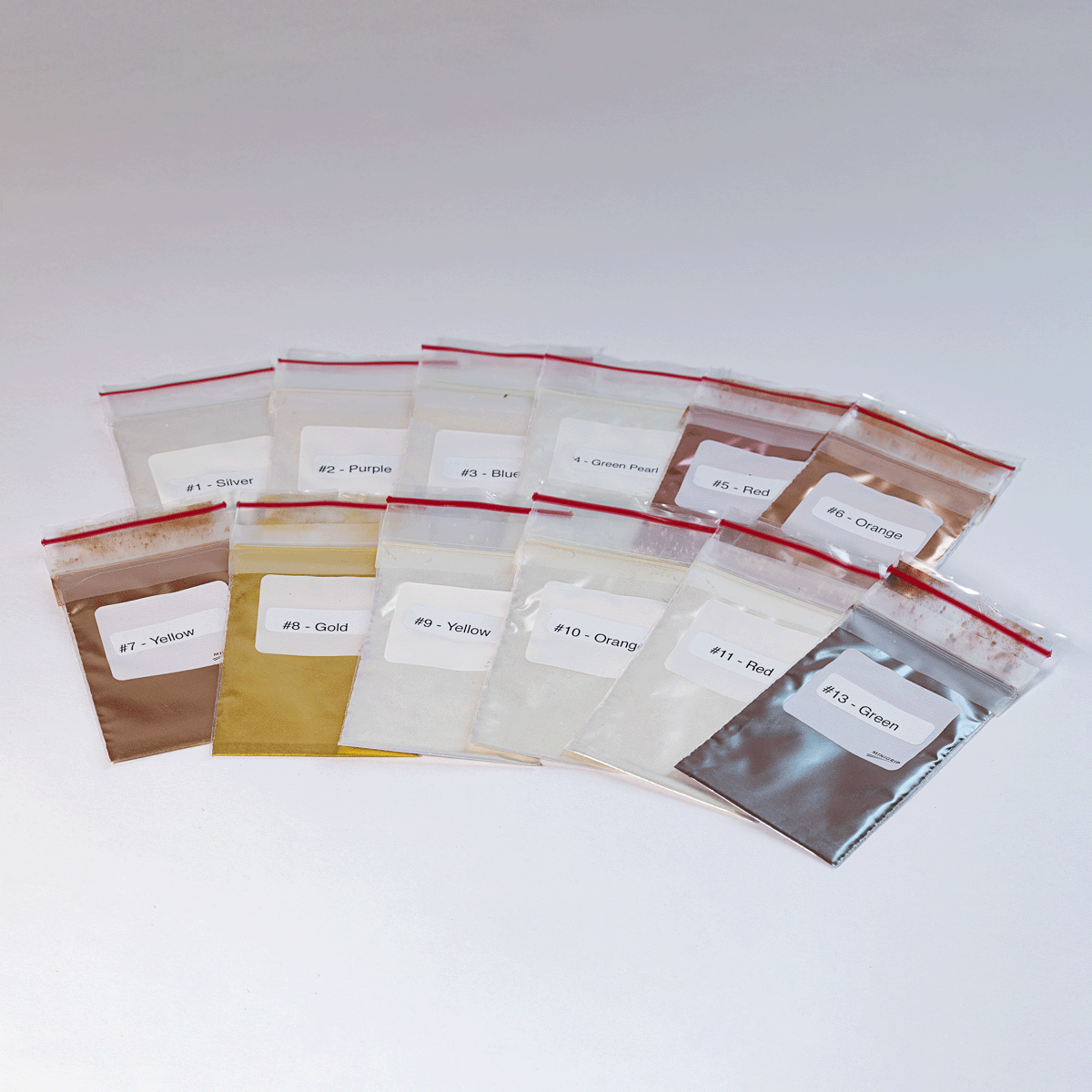 Mica Luster Pack - 12 Colors