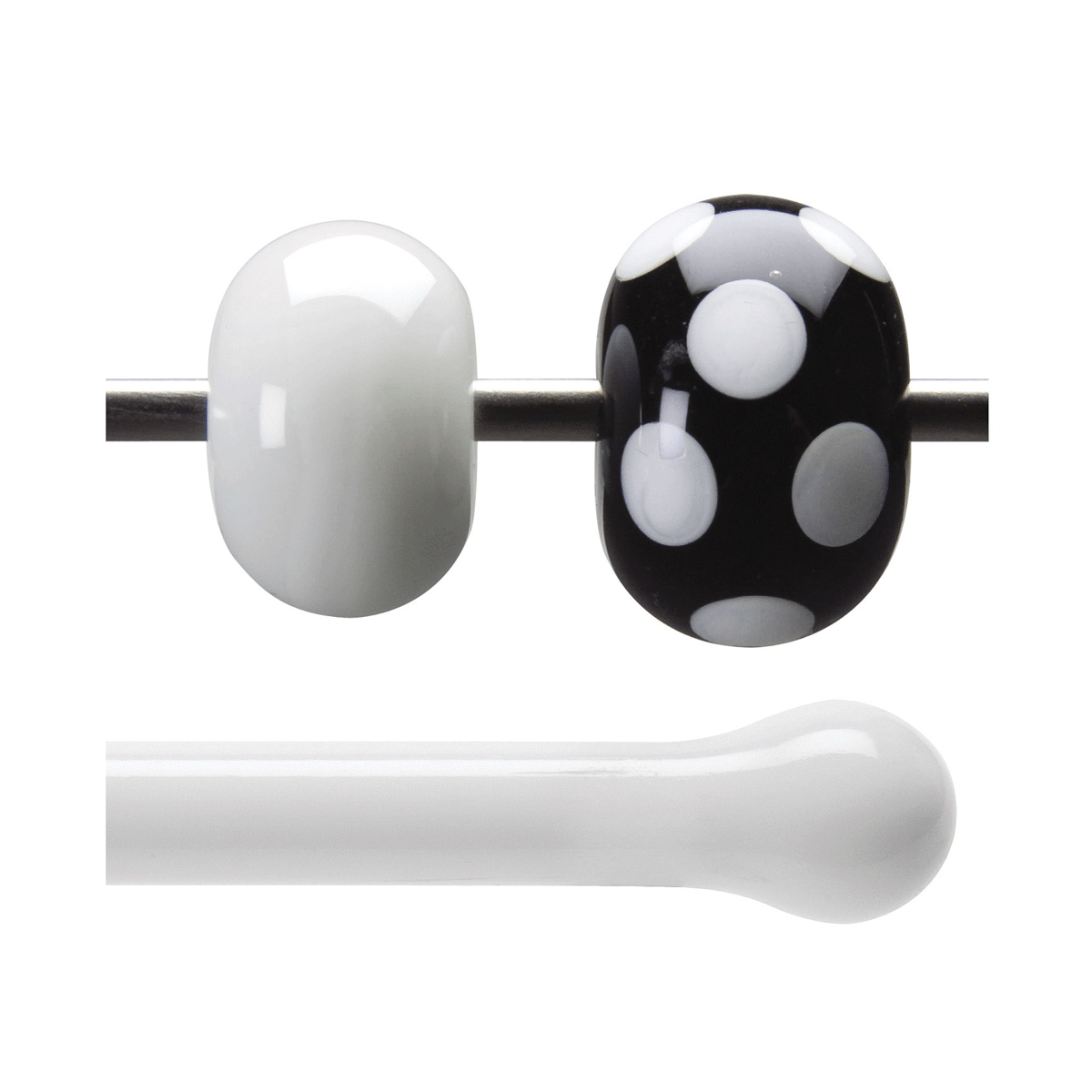 Opaque White Opalescent