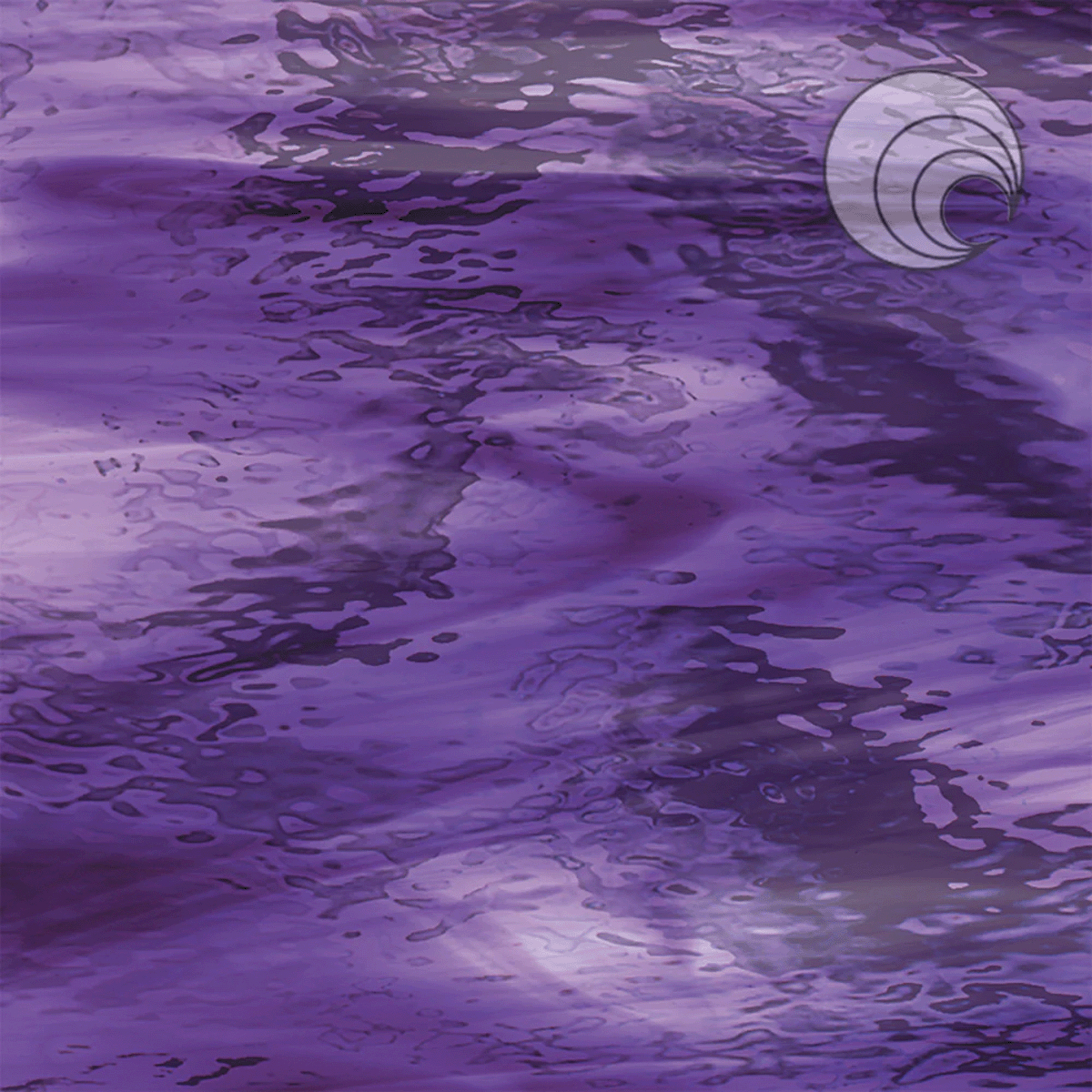 Deep Violet/Pale Purple Waterglass